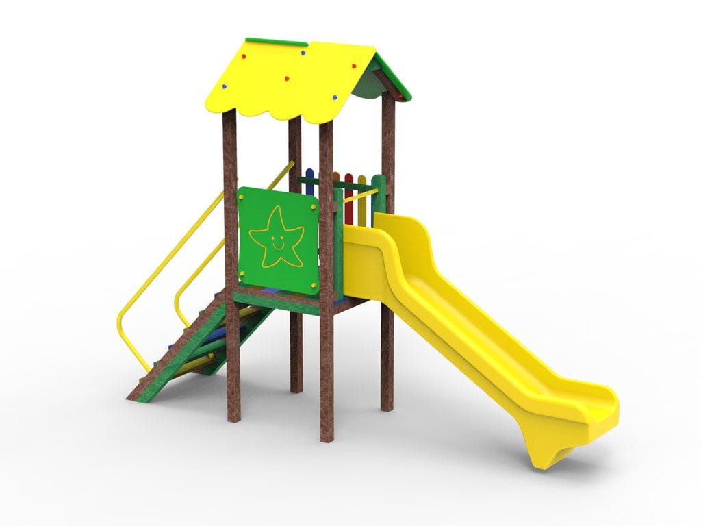 Рециркулированная пластиковая игровая структура EUROCOMITALIA TORRE ARCH-00128192 - Вид №1