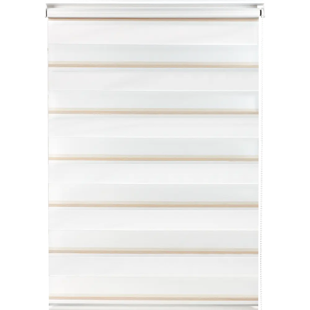 Штора рулонная день-ночь Лечче 60x160 см бежево-молочная MIAMOZA STLM-2069725