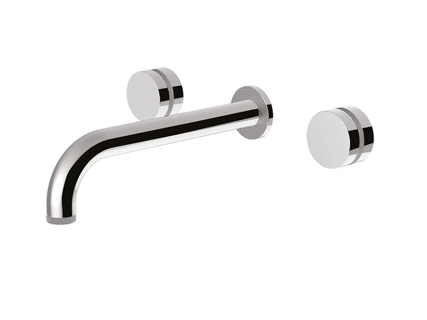 Настенный смеситель для раковины с 3 отверстиями Rubinetteria Giulini MyRing Deluxe ARCH-00004706