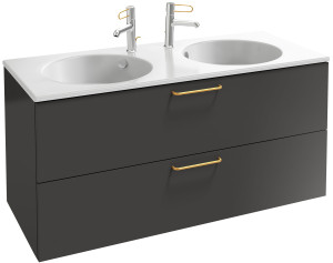 EB2525-R8-E52 Тумба под столешницу 120 см, 2 ящика, золотая ручка JACOB DELAFON ODÉON RIVE GAUCHE