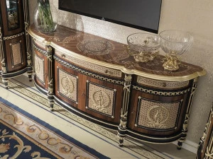 Modenese Gastone Комод деревянный с распашными дверцами с ящиками Deluxe