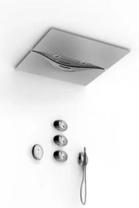 1200 SDI-010 Душевая лейка with waterfalls and coloured RGB led