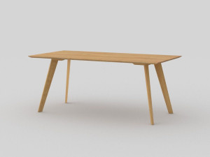 Прямоугольный стол из массива дерева