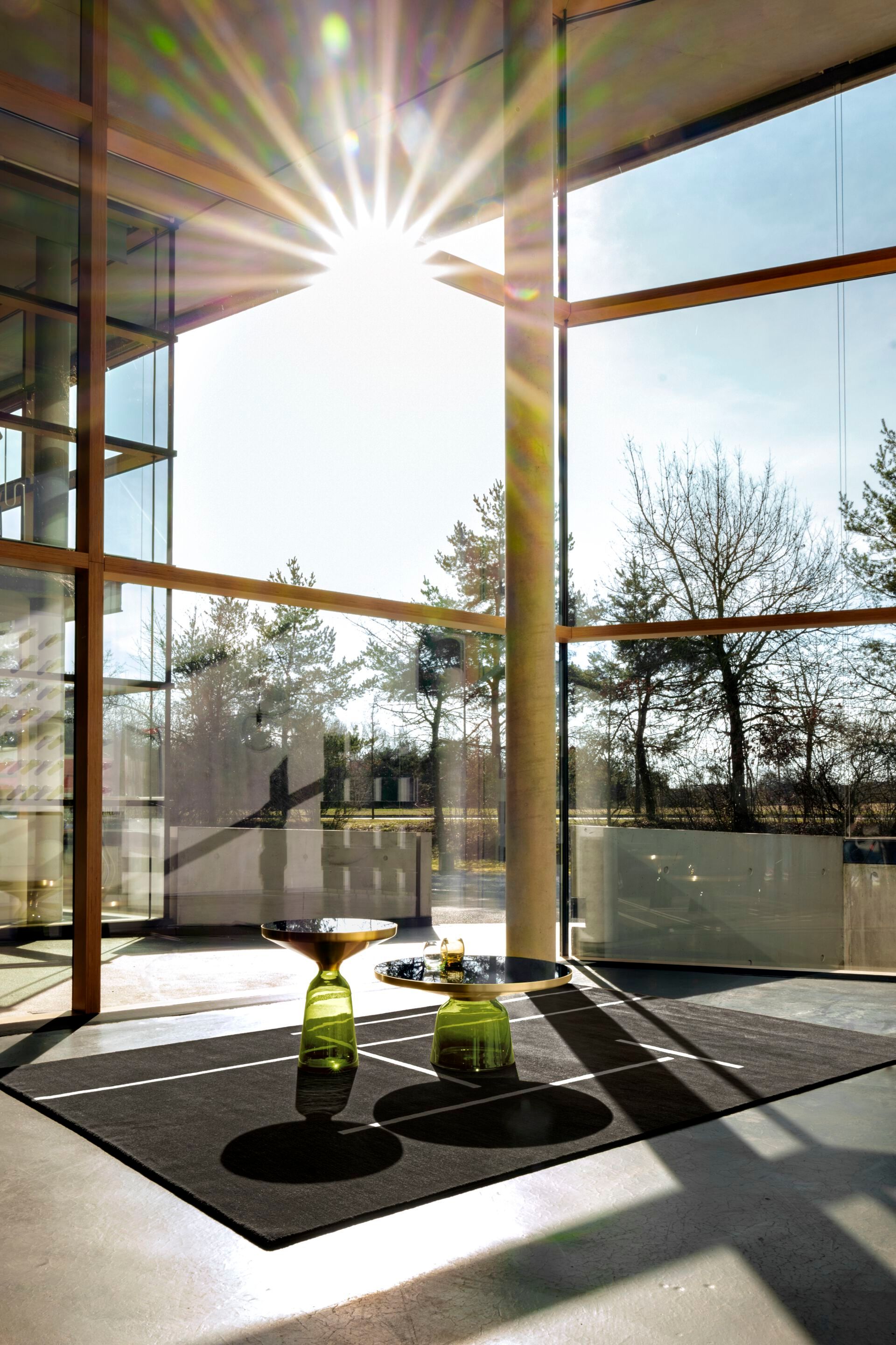 Круглый журнальный столик из латуни и стекла Classicon Белл ARCH-00039502 - Вид №45