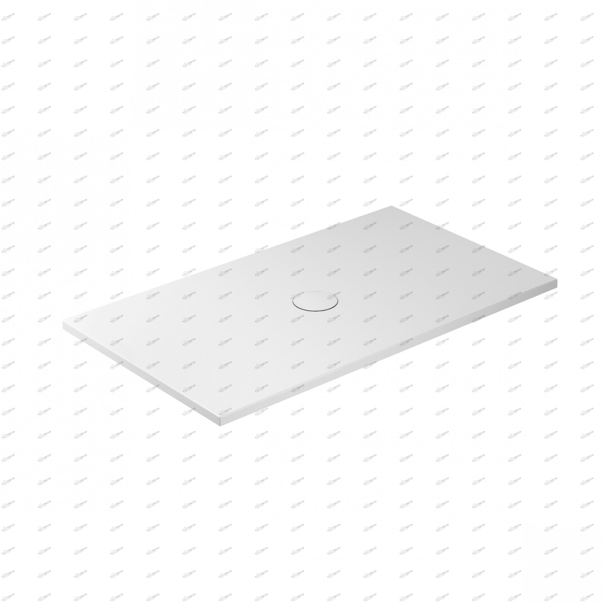 Керамический душевой поддон140x80 Белый 1052 GALASSIA Shower Trays