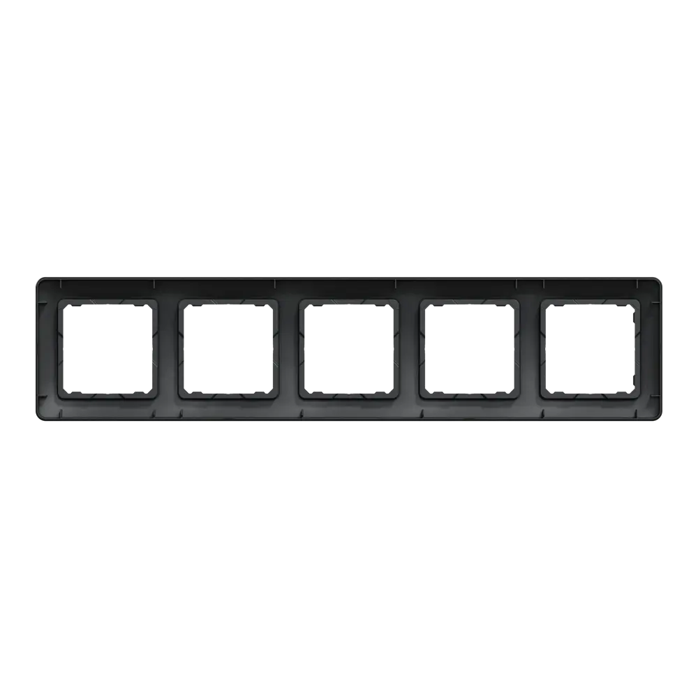 Рамка для розеток и выключателей Systeme Electric Sedna Design 5 постов, цвет антрацит STLM-2045450 - Вид №2