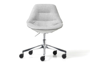 Офисное кресло из ткани с 5 спицами