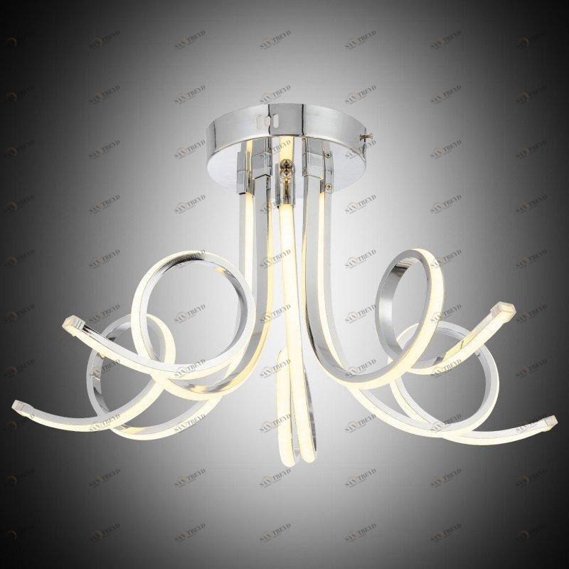 Потолочная светодиодная люстра Toplight Gladys TL1142-75H TOPLIGHT ДИЗАЙНЕРСКИЕ, GLADYS 220196 Хром 