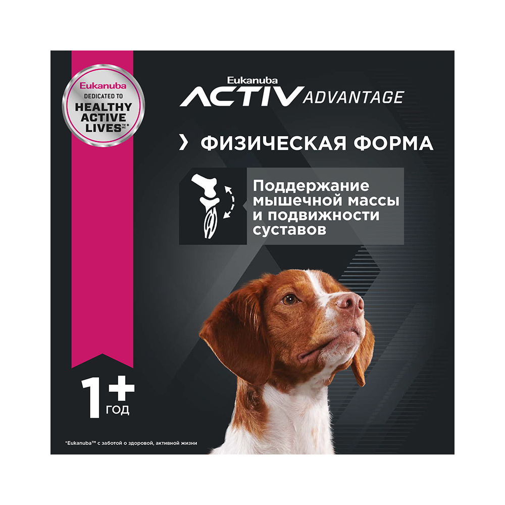 ПР0033542 Корм для собак для средних пород сух. 15кг Eukanuba  - Вид №2