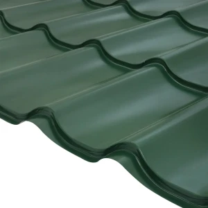 Профиль волновой 0.45 мм 2200x1180 мм RAL 6005 зеленый