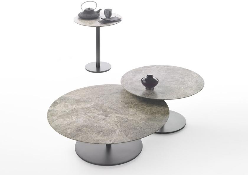 Marelli Низкий круглый мраморный журнальный столик Break sun-id-1452644 - Вид №4