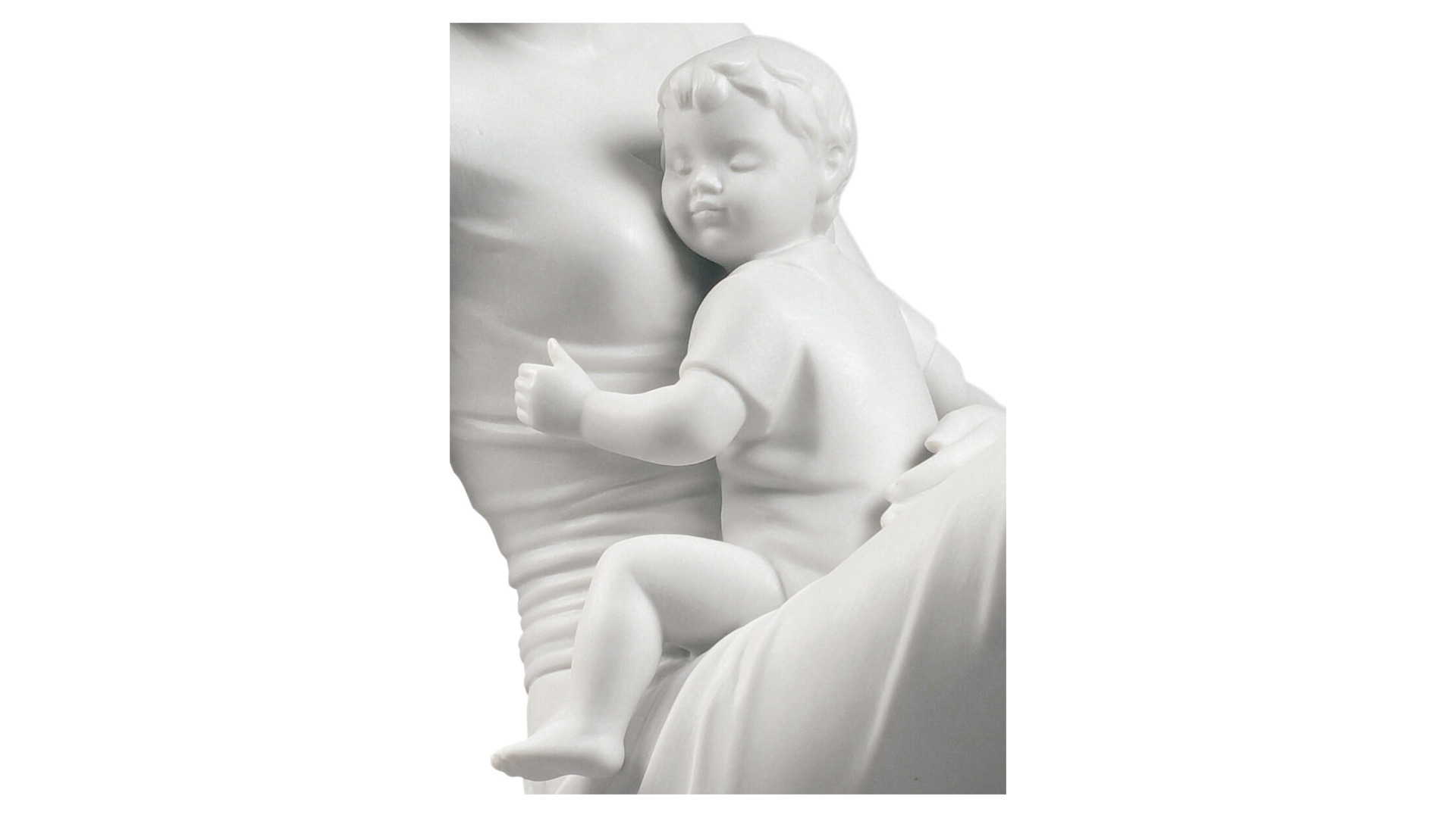 10669120 LLADRO Фигурка Lladro "Материнская любовь" 36х25см, белый Фарфор Lladró  - Вид №2