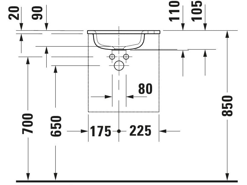 Деревянный подвесной умывальник со встроенным умывальником Duravit Sivida ARCH-00074239 - Вид №3