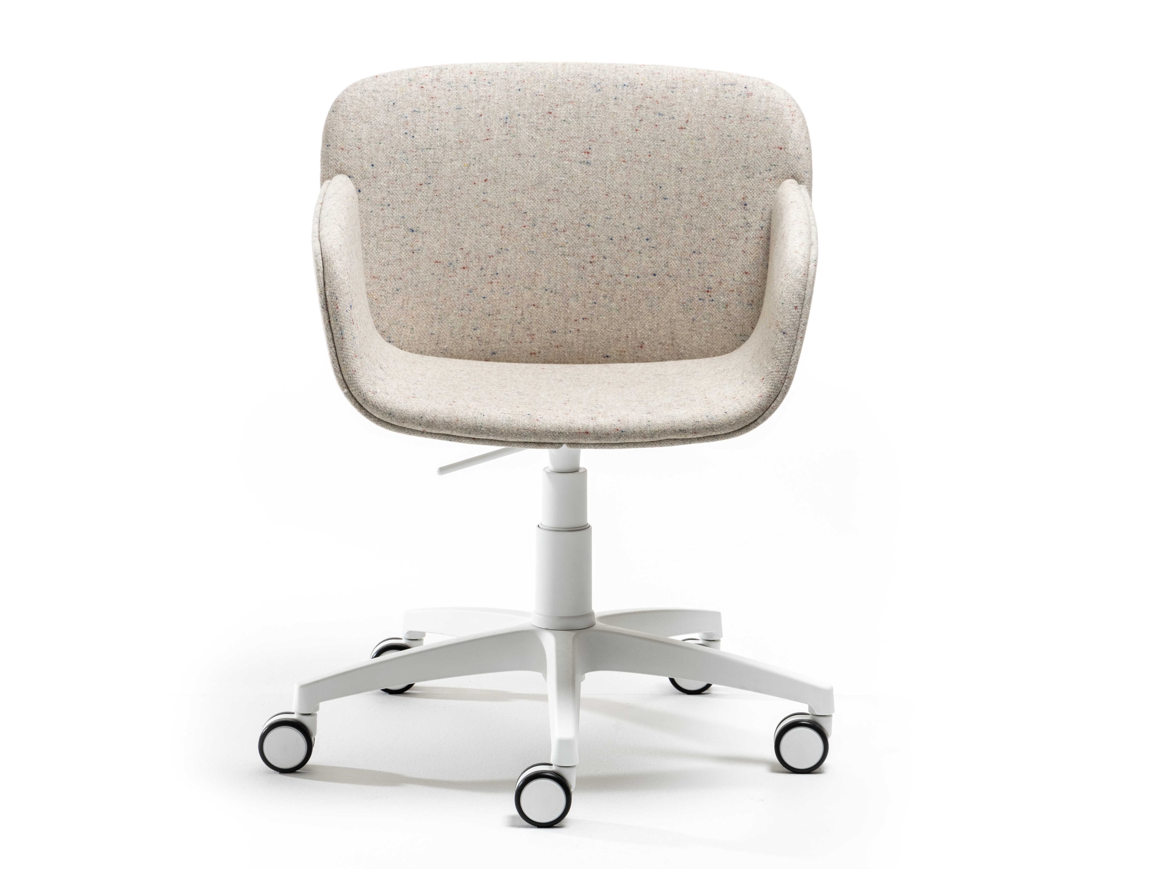 Стул с регулируемой высотой из ткани с подлокотниками с колесами VAGHI Free Soft ARCH-00004634