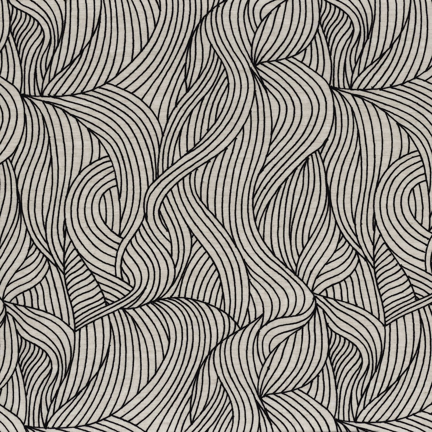 Льняная ткань с графическим рисунком Casamance красота ARCH-00003122 - Вид №3