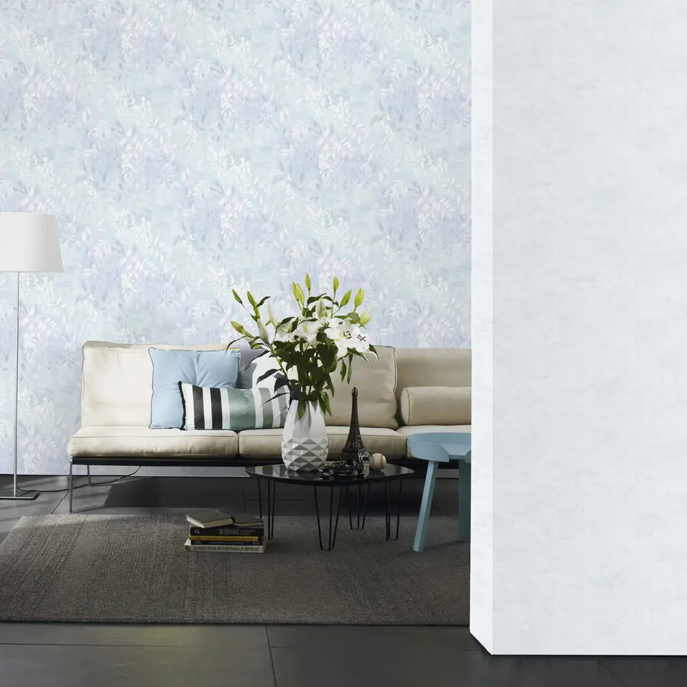 Обои флизелиновые Erismann Oasis голубые 1.06 м ЭР60570-04 STLM-2142995 - Вид №4