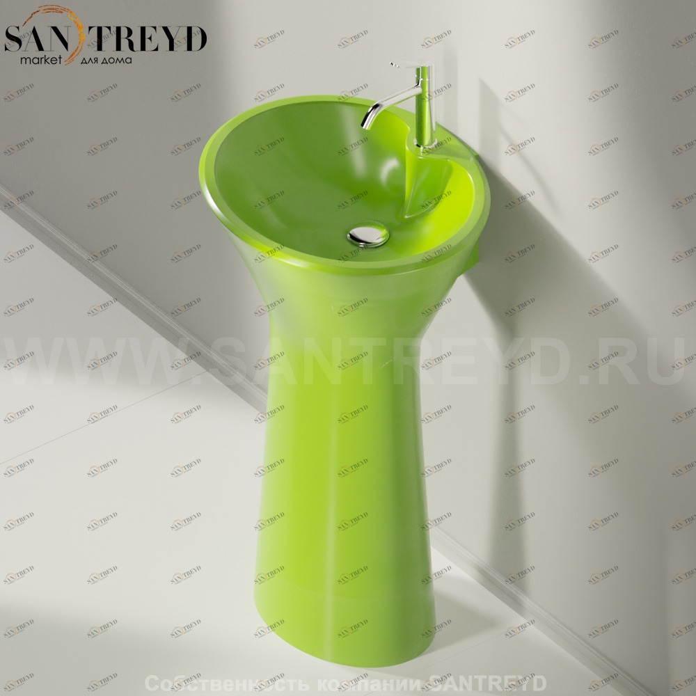 ACER0790RLL Напольная раковина стоящая овальная Agape 