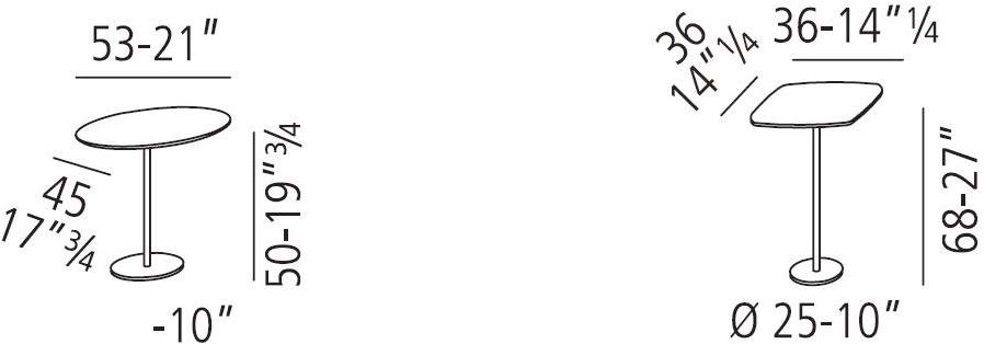 Vibieffe Журнальный столик из мрамора 9500 9500095, 9500096  - Вид №6