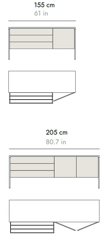 Деревянный шкаф с распашными дверями Punt Tactile ARCH-00078397 - Вид №9