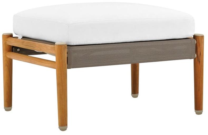 JANUS et Cie Прямоугольная подставка для ног из тика Konos sun-id-1426458 - Вид №2