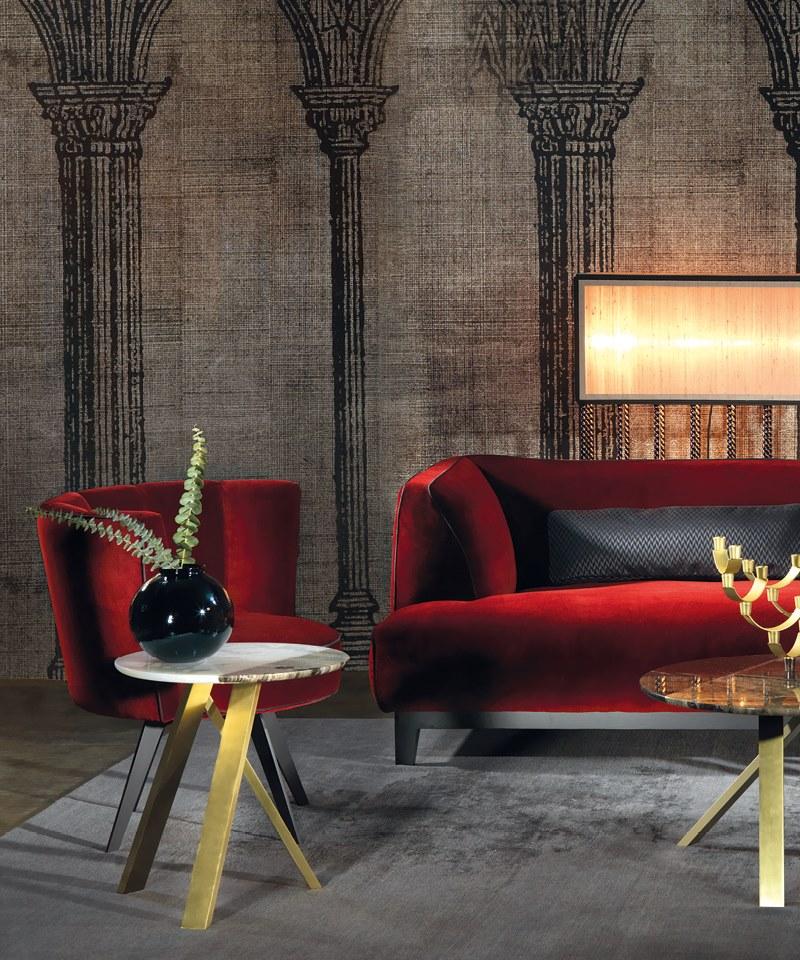 Borzalino Круглый журнальный столик из мрамора sun-id-1401785 - Вид №3