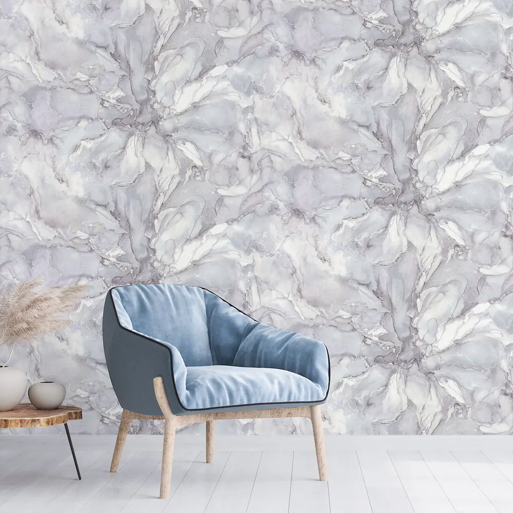 Обои флизелиновые Аспект Ру Байкал фиолетовые 1.06 м 70492-45АСП STLM-2076634 - Вид №2