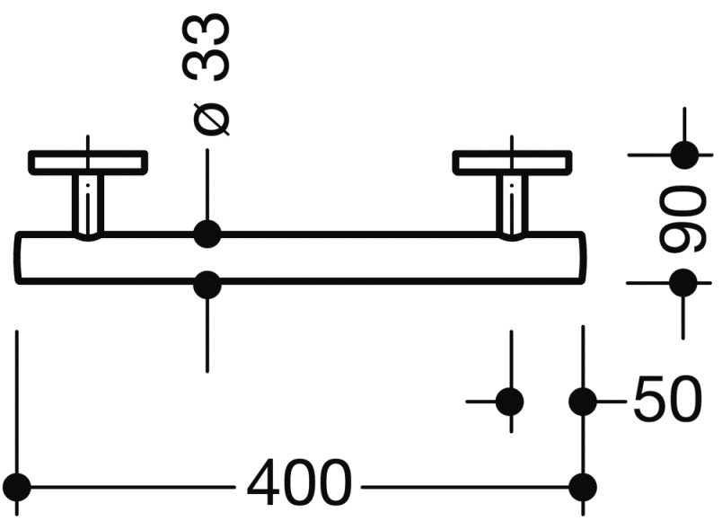 950.36.11099 ручка для захвата HEWI System 800 K  - Вид №12