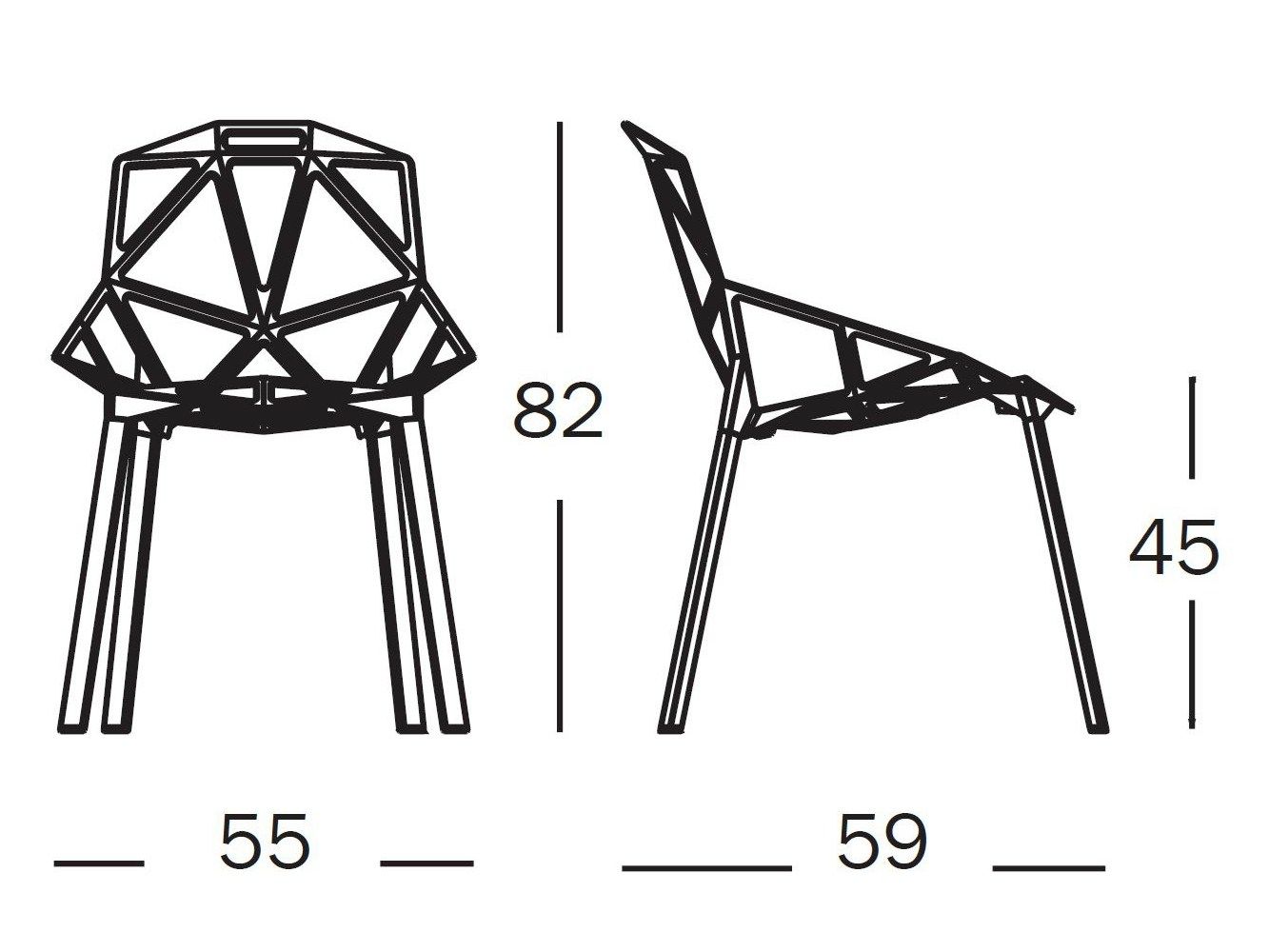 Штабелируемый алюминиевый стул Magis ARCH-00121187 - Вид №4