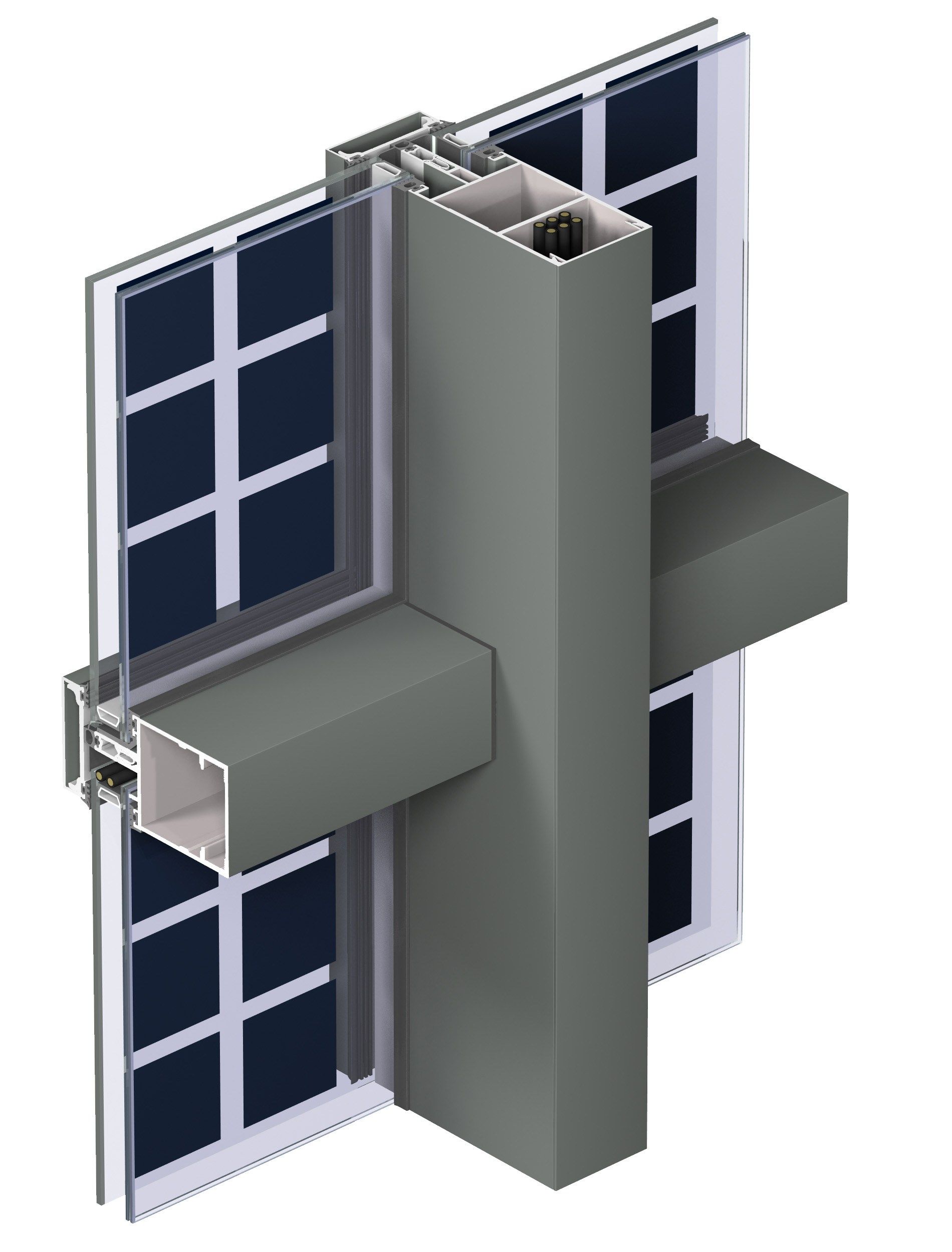 Алюминиевая система навесной стены Reynaers Aluminium ConceptWall ARCH-00119220 - Вид №25