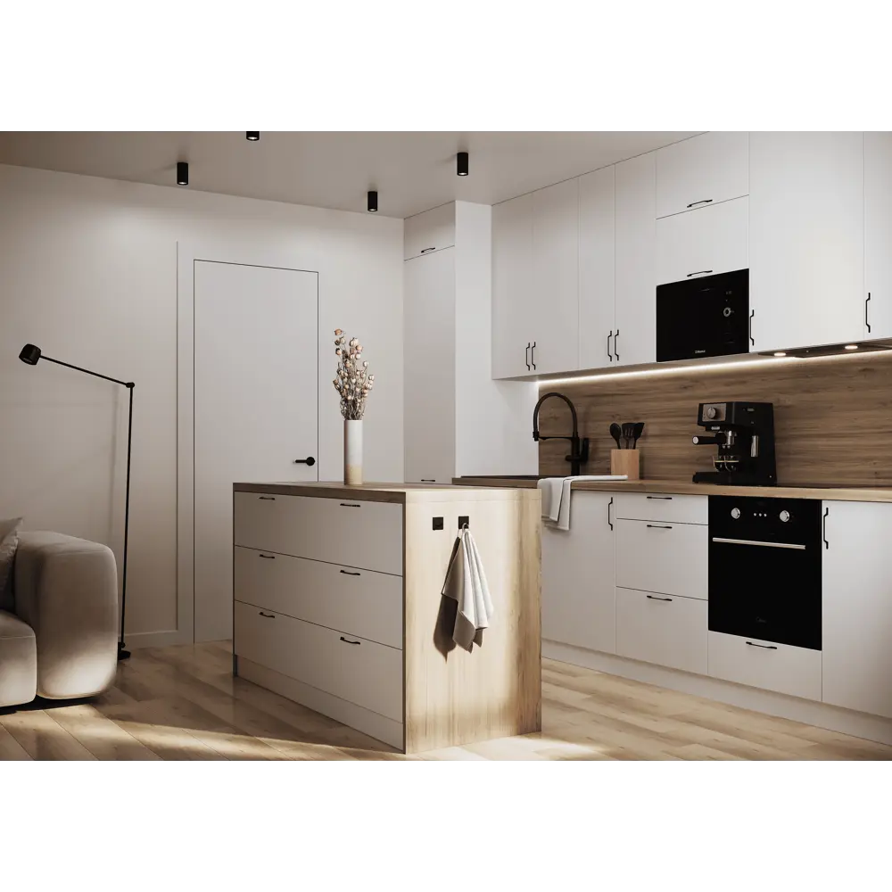 Фасад кухонный Сантьяго Delinia ID 29.7×76.5 см коричневый ЛДСП 82676479 STLM-0033771 - Вид №6