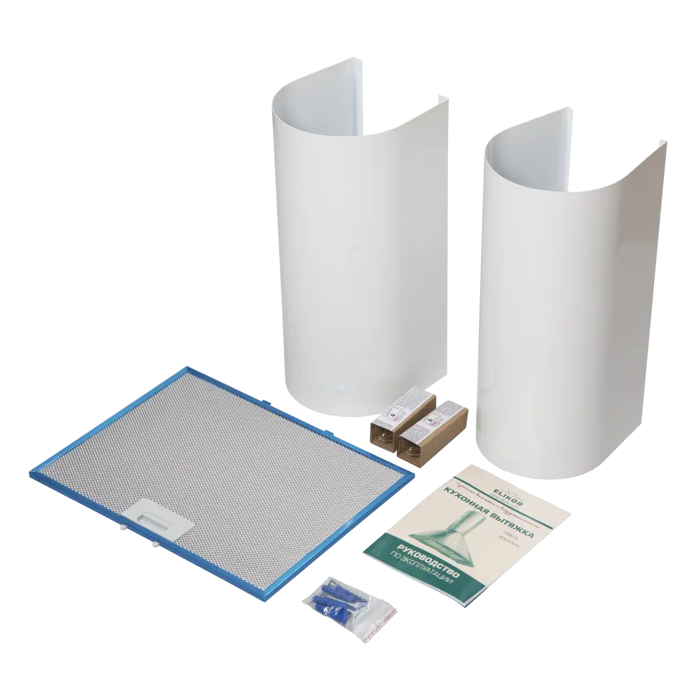 Вытяжка ELIKOR Эпсилон 60 см, цвет белый/серебро STLM-2191494 - Вид №6