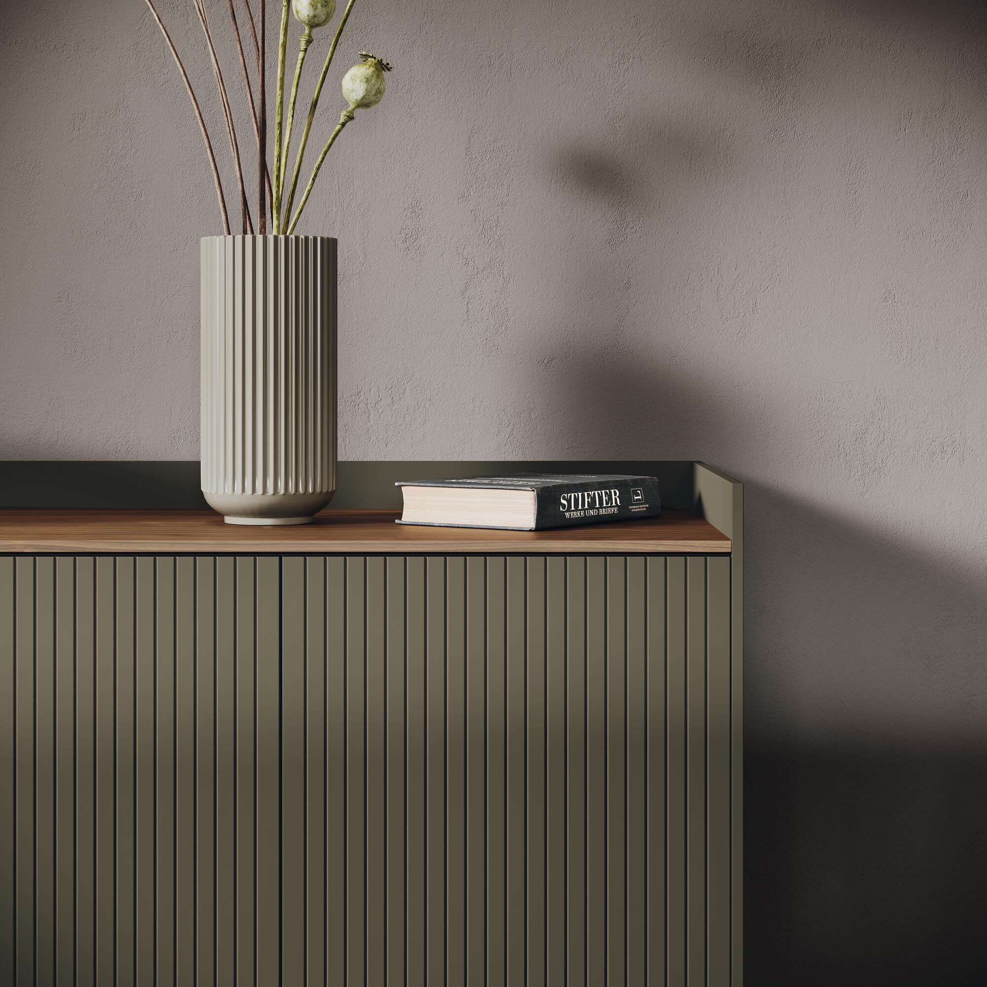 Деревянный шкаф с распашными дверями Guzzini & Fontana ELLINGTON & BASE ARCH-00035689 - Вид №1