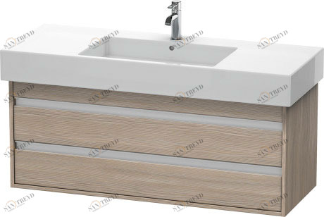 KT664203131 Ketho Тумбочка подвесная Сосна серебристая, декор Duravit