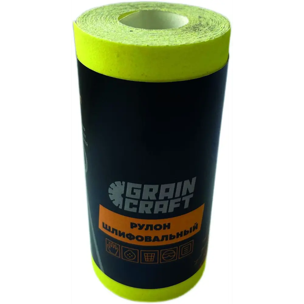 Рулон шлифовальный на бумажной основе Grain Craft Р240 5 м x 115 мм 89403564 STLM-2164515  - Вид №3
