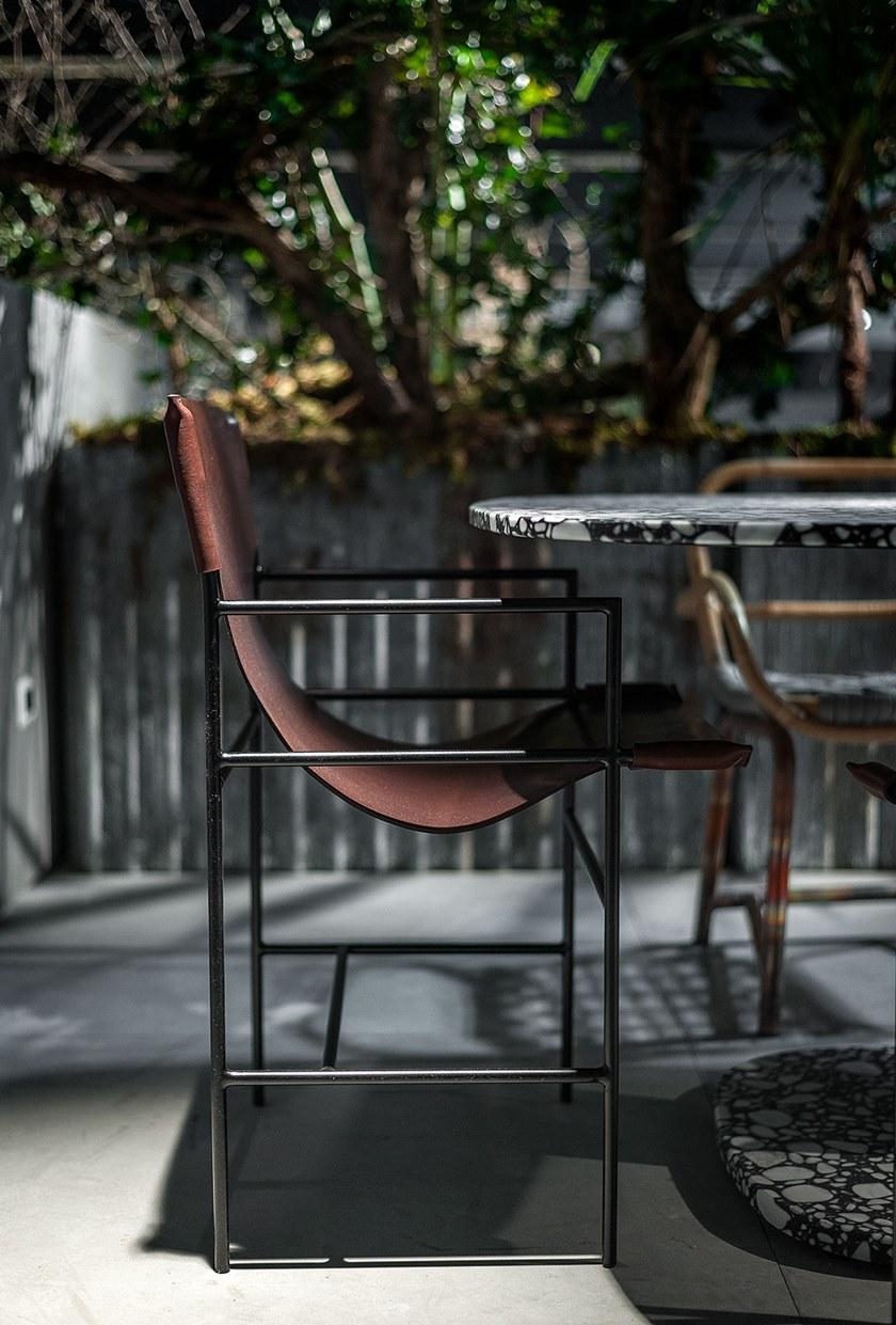 BAXTER Кожаное кресло с подлокотниками Leggia sun-id-1366773 - Вид №1