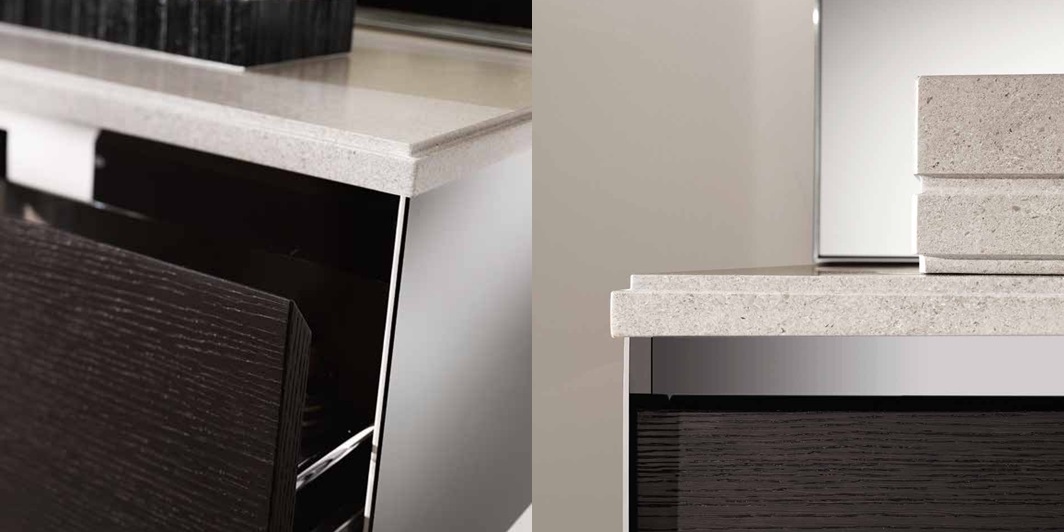 Комбинация ванной комнаты F05 в отделке MARMO lipicа/poro rovere carbone MILLDUE FOUR SEASONS FOURSEASONS05 - Вид №3