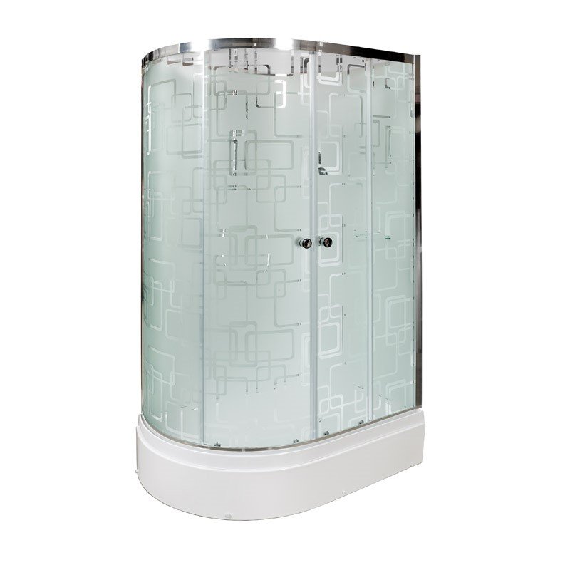 L 920 R с гм. и эл. Душевая кабина DETO Серия L ЕМ2712 R  N с гидромассажем (гм.) - Вид №17