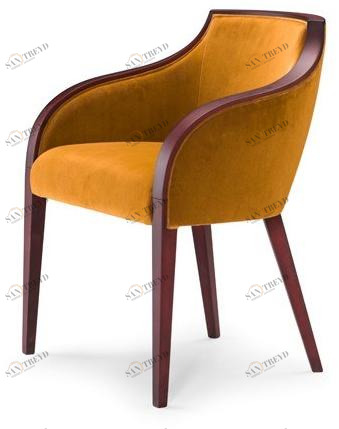 Prestige Мягкое бархатное кресло с подлокотниками Gran duca Cvg046