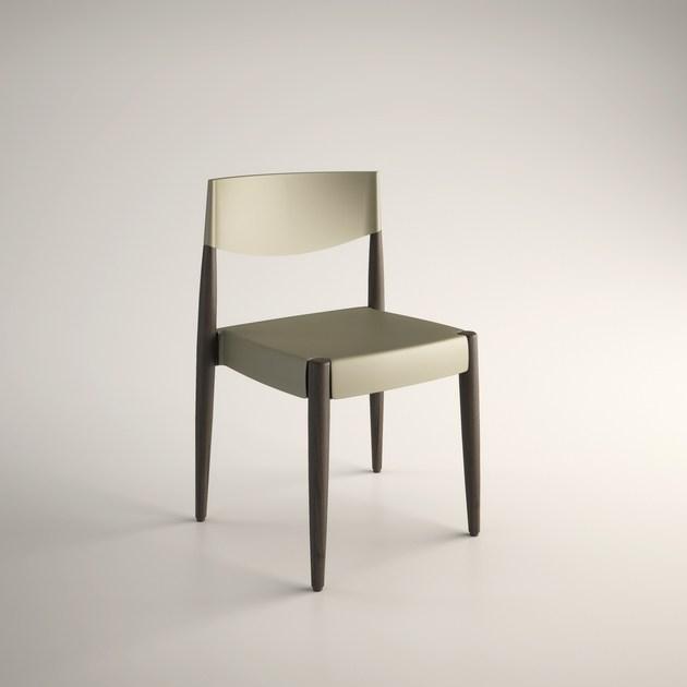 ALMA DESIGN Штабелируемый стул из дерева и полипропилена Virna sun-id-1447242 - Вид №4