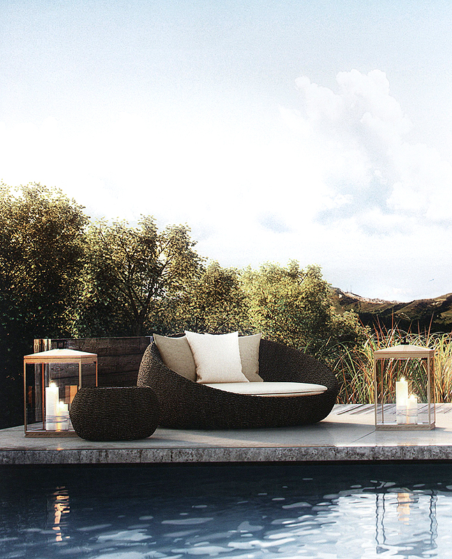 Кушетка TWIGA ATMOSPHERA PF.OUT.TW.DYB + PF.OUT.CXTW.DYB  - Вид №1