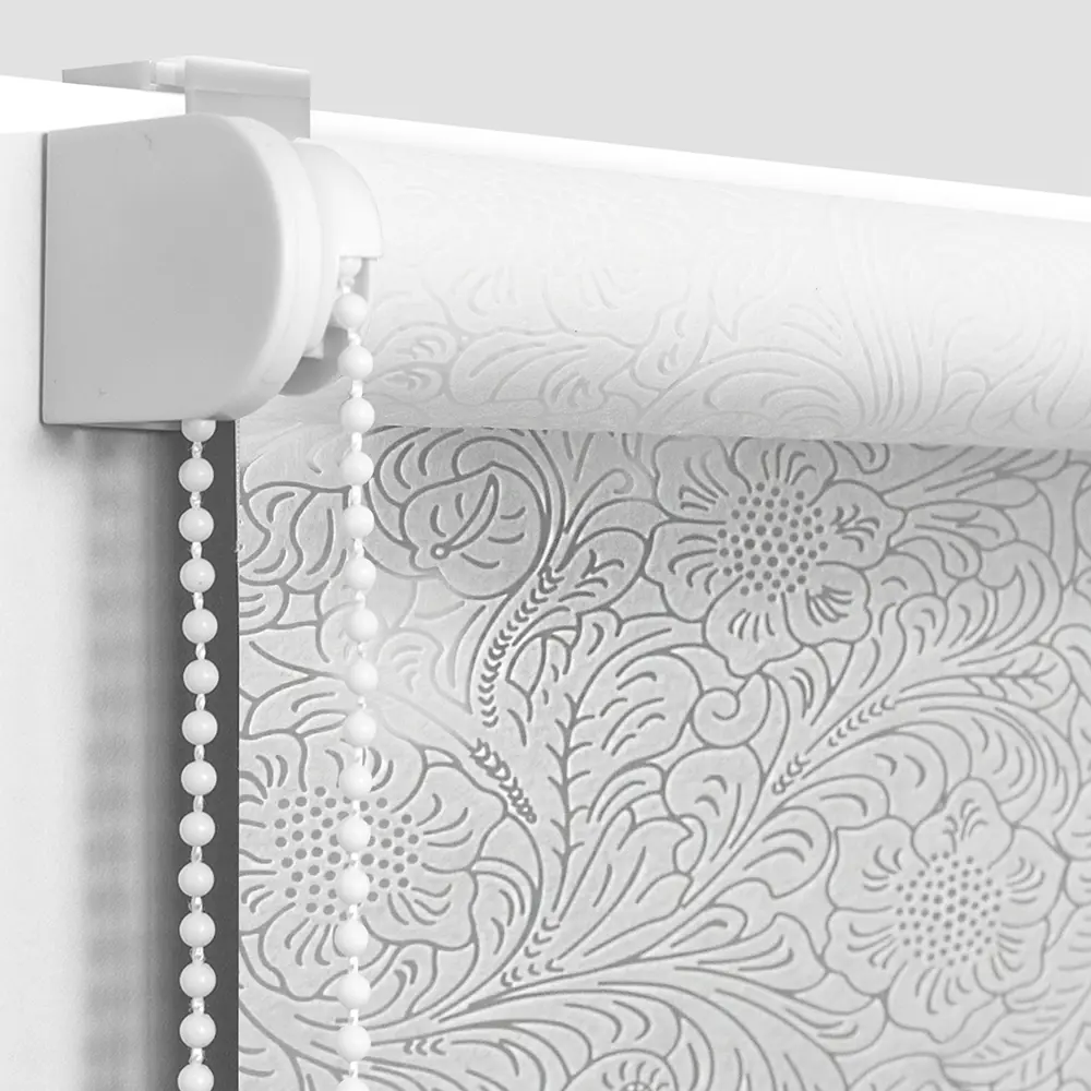 ЭСКАР Рулонная штора с растительным узором для мягкого рассеивания света 89354652 STLM-1055015 - Вид №2