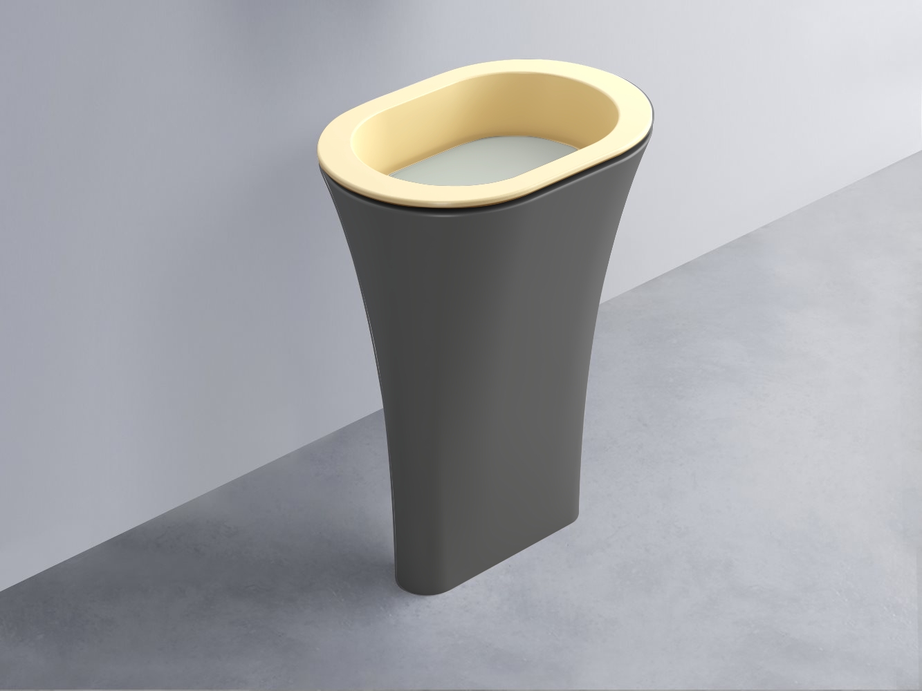 AMLA65-CN+AMPILO-PM+AMCOLO-CM Раковина Amedeo Ovale отдельностоящая cielo Enjoy + Amedeo Ceramica Cielo
