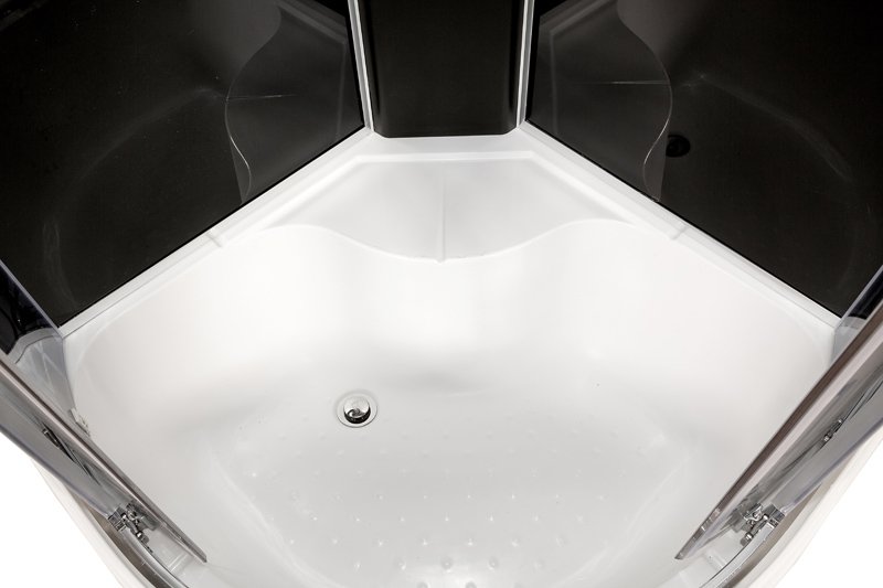 ЕМ1512 L с гидромассажем (гм.) Душевая кабина DETO Серия EM BМ4510 N LED с гм. BLACK - Вид №7