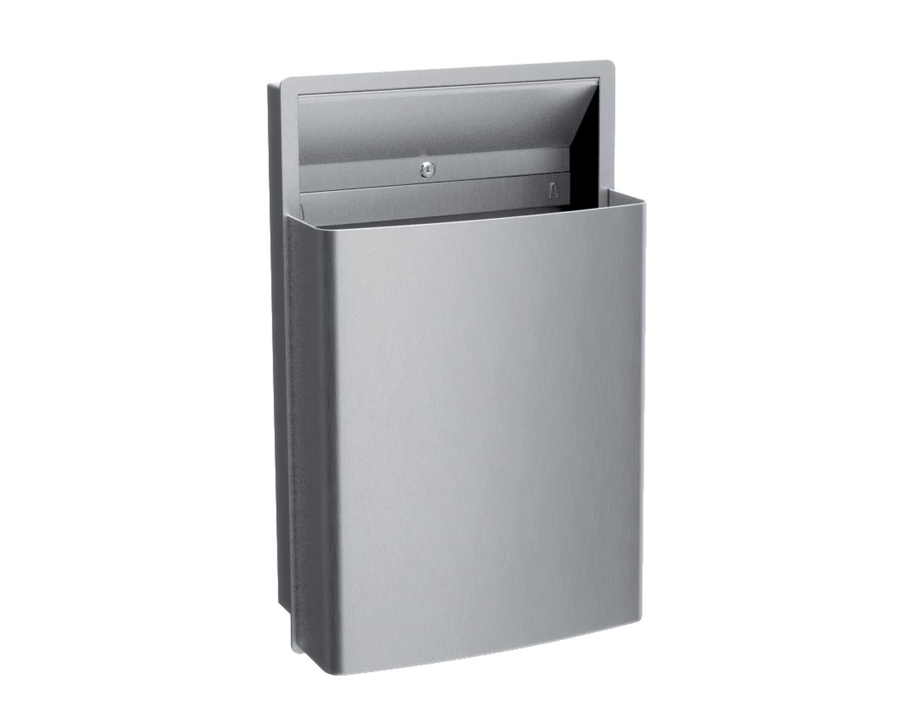 20458 Встраиваемый мусорный бак, вместимость 42.6L, РОВАЛЬ, МАТОВАЯ СТАЛЬ Merida 