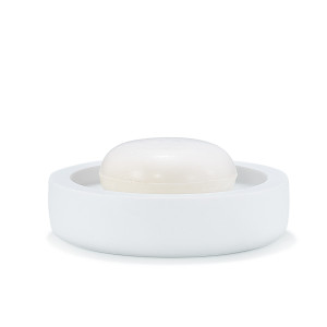 DOME-MWHT-SD Белая матовая мыльница Dome Labrazel