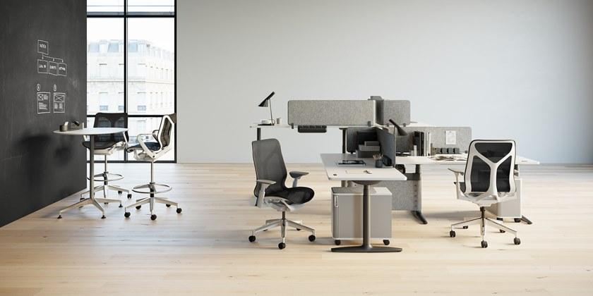 Herman Miller Эргономичное офисное кресло со средней спинкой Cosm sun-id-1469310 - Вид №17