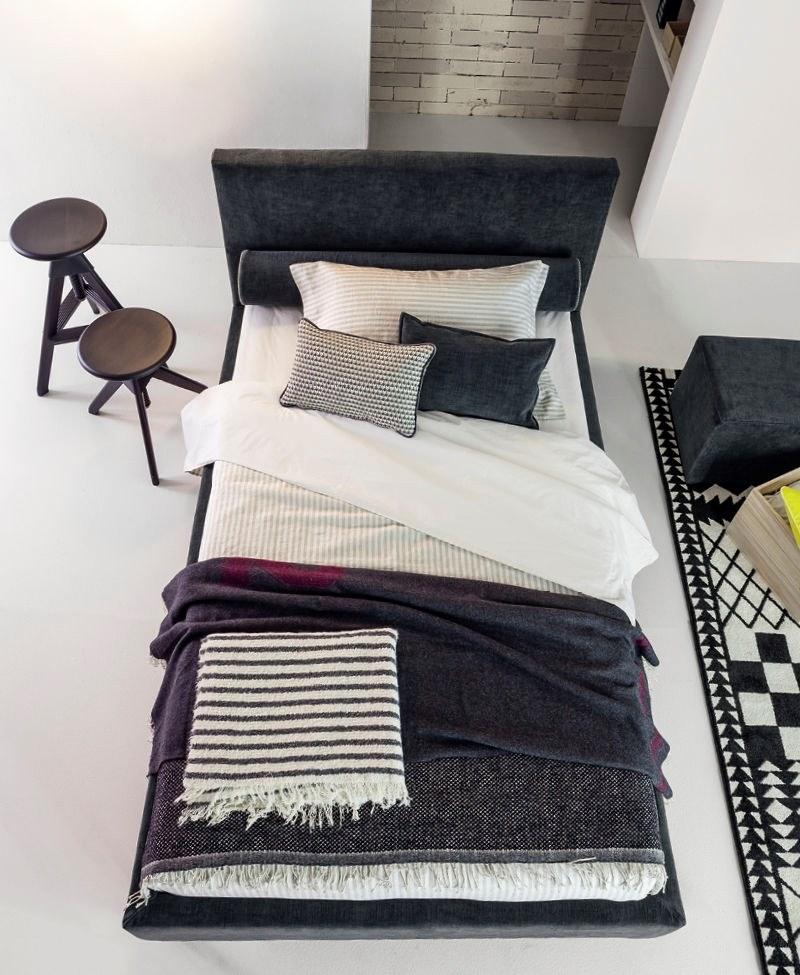 Twils Односпальная кровать с мягким изголовьем Max sun-id-1440442 - Вид №1