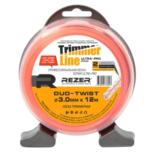 Леска для триммера Rezer Ultra-pro DUO-TWIST ø3 мм 12 м квадрат 84341398 STLM-2063179