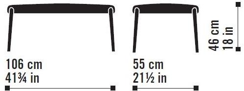 Very Wood Скамья из ткани без спинки Bellevue sun-id-1447839 - Вид №2