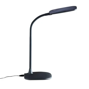 Настольная лампа рабочая светодиодная KREAFORTA «Maya» холодный белый свет цвет черный